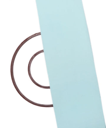 light blue plain crepe fabric 1